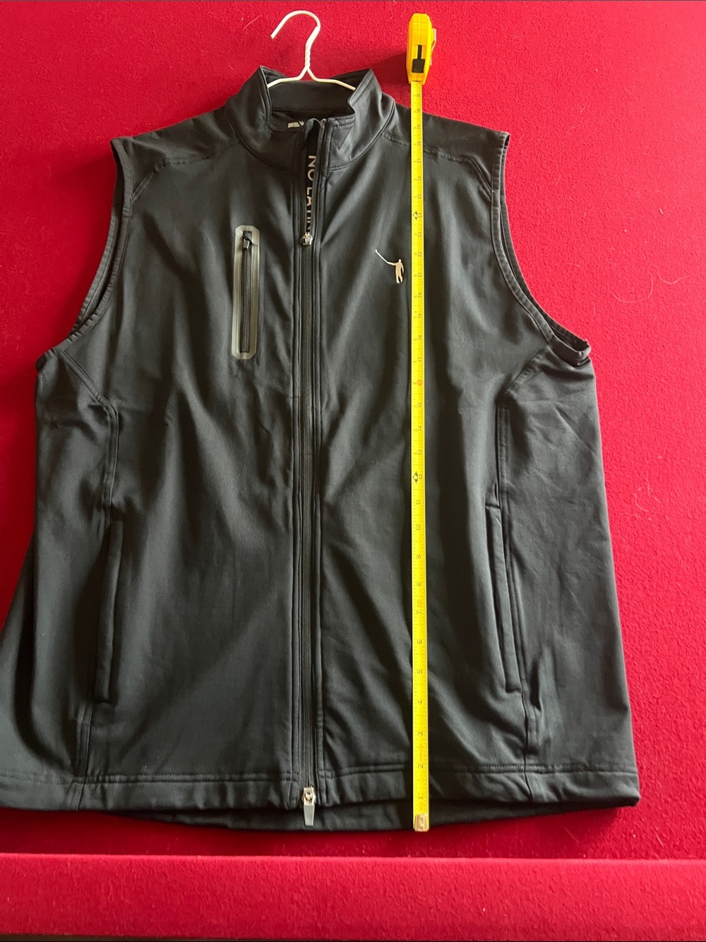Levelwear Men’s Black Softshell Jacket with Stand Collar - Picture 4 of 4